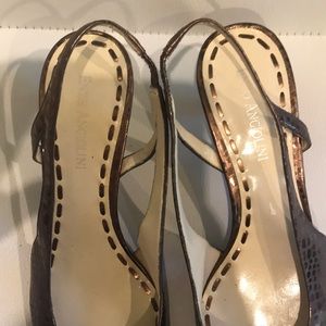 Enzo Angiolini brown heels